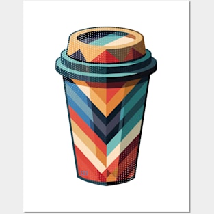 Geometric Coffee Posters and Art